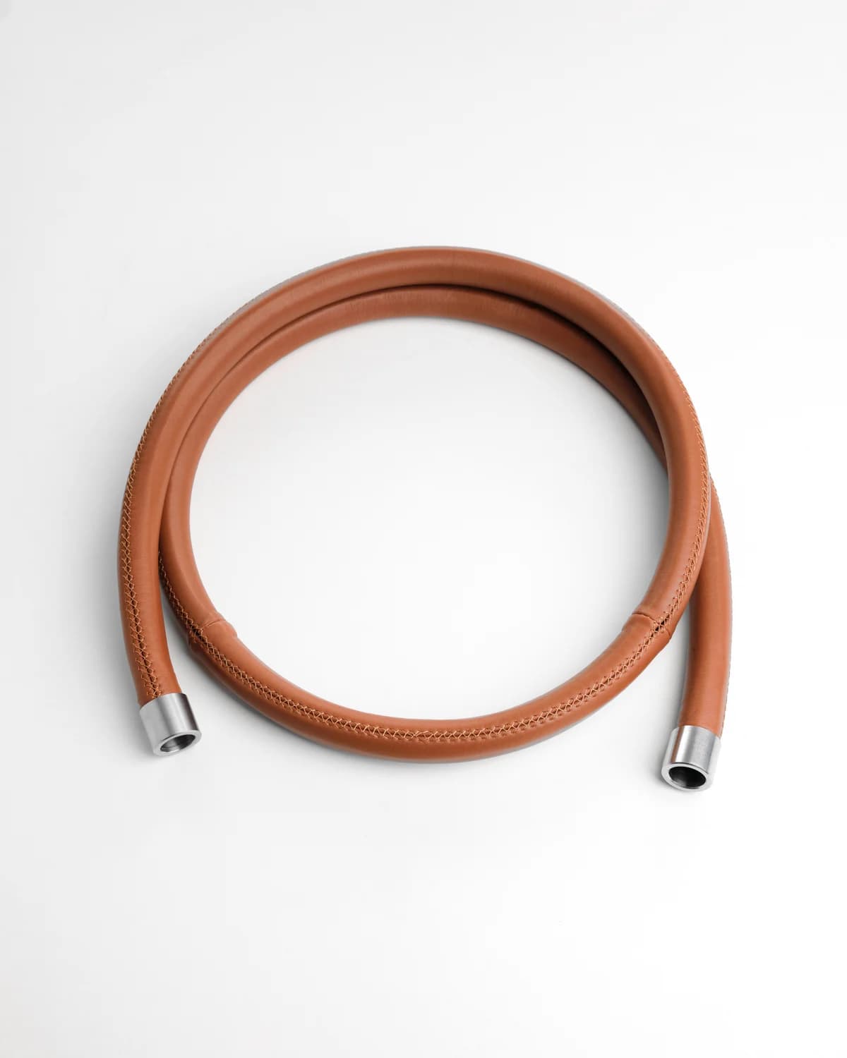 Snake Hookah Leather Hose Cognac — загальний вигляд