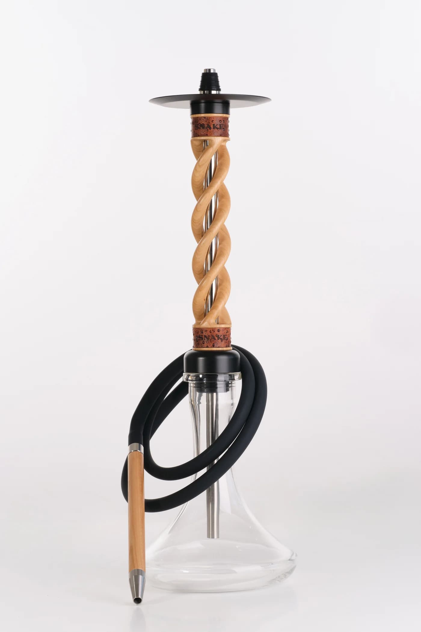 Snake Hookah Spiral Sucupira Cognac — загальний вигляд